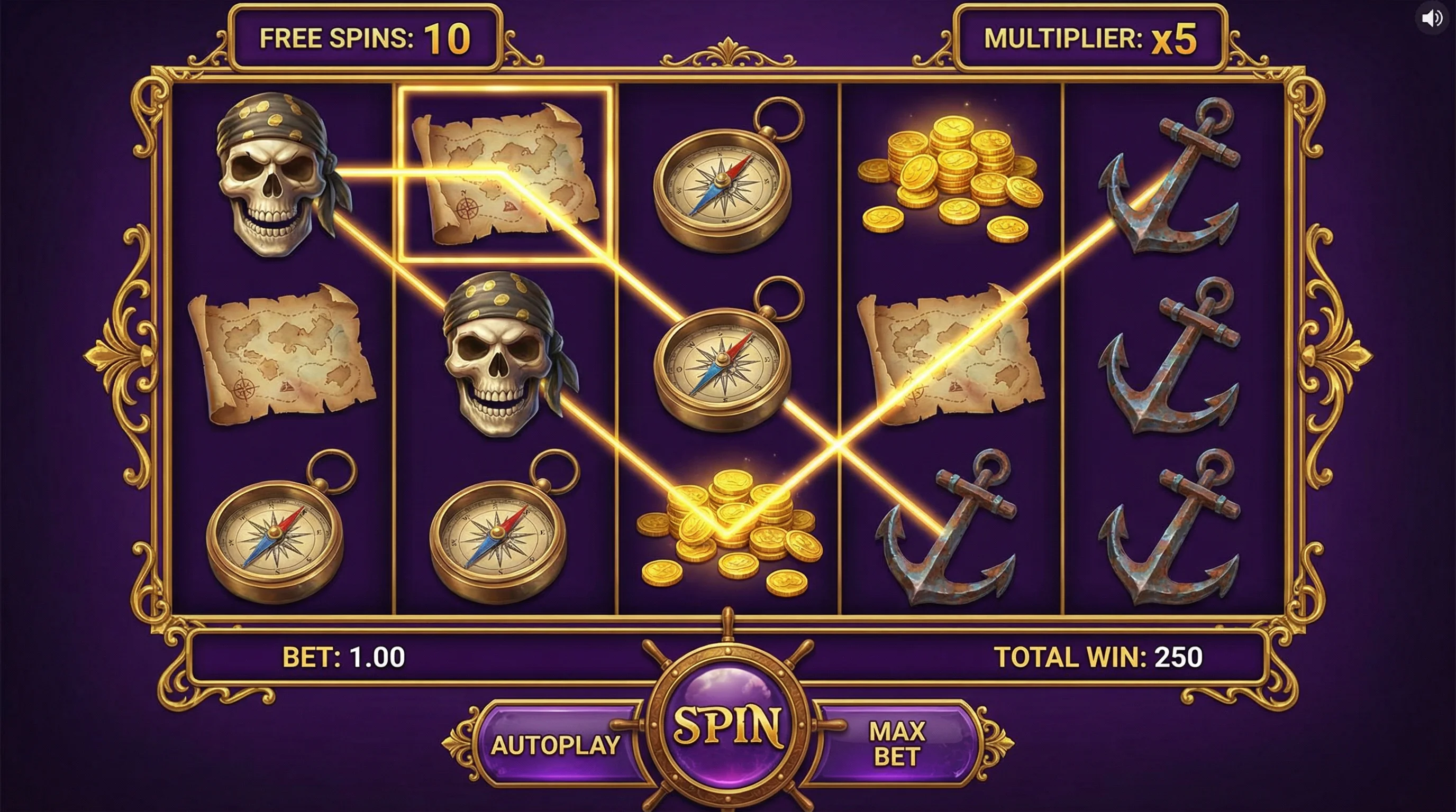 PG赏金女王游戏主界面截图